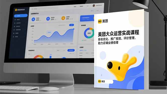 美团大众运营实战课程,排名优化、推广投放、评价管理,助力店铺业绩倍增-老K爱搞钱